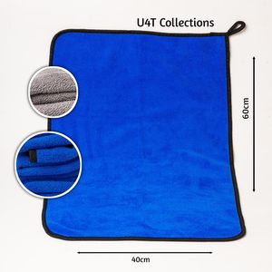 Toalla de Microfibra de Coral Súper Absorbente de 30x30cm y 40x40cm, Tejida, para Hogar y Auto, de Secado Rápido, Paño para Lavar el Auto - Product Image 3