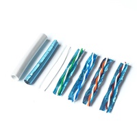 300M 305M Box Cat5 Cat5e Cable de red FTP Al Foil Shield CCA 24AWG Cat 5E Cable Soporte de PVC OEM Rj45 Cable Fabricación
