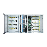 Boîtier de serveur de station de travail IA 7U en rack pour l'apprentissage profond, compatible avec les cartes mères ASRock, alimentations redondantes 4+1, RTX 5090 et 4090