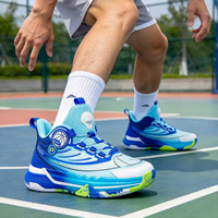 Chaussures de sport pour hommes personnalisées, style basket-ball, décontractées, résistantes, antidérapantes, avec bouton rotatif en caoutchouc