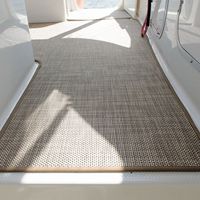 Revêtement de pont de bateau en vinyle tissé CLEAN - Antidérapant, résistant à la moisissure et facile à nettoyer pour usage marin