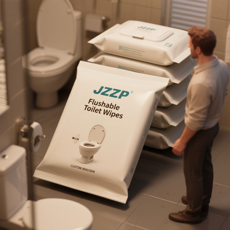 Customized 55g 60g Moist Toliet Wet