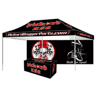 Tente pliante promotionnelle avec impression personnalisée du logo, imperméable, pour salon professionnel, fête, événement en plein air, tente pliante