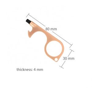 Multi Function Contactless <b>Safety</b> Tool Hand Free Stylus Key Tool No Touch <b>Keychain</b> Door Opener Self Defense <b>Keychain</b> - Product Image 6