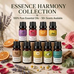 Set de Aceites Esenciales 100% Puros y Naturales, 50 Aromas: <span class=keywords><strong>Lavanda</strong></span>, Rosa, Árbol de Té, Eucalipto, Menta, Difusor de Aromaterapia, OEM Personalizado - Product Image 1