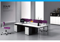 LIWEI Postes de travail de bureau modernes en bois de haute qualité pour espaces ouverts, bureaux informatiques 2/4/6 places, durables et écologiques, pour usage commercial