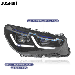 Conjunto de faros JUSHUN para BMW 5-Series GT F07 528i 535i 2010-2017 señal de giro de circulación diurna LED modificada - Product Image 5