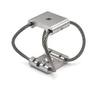 Isolateur/Stabilisateur de câble métallique compact Hoan GR4 en acier inoxydable/aluminium pour photographie aérienne, accessoires pour machines-outils UAV