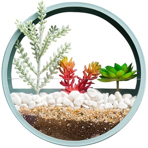 Decorative Chrome Plated Country Style <strong>Wall</strong> <strong>Mounted</strong> Hanging Flower Pot <strong>Planter</strong> for Indoor or Outdoor Balcony Patio - Product Image 5
