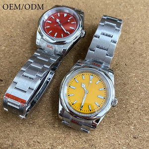 사용자 정의 자신의 로고 남성용 자동 기계식 시계 OEM ODM 40MM 스틸 발광 4 바늘 캘린더 시계