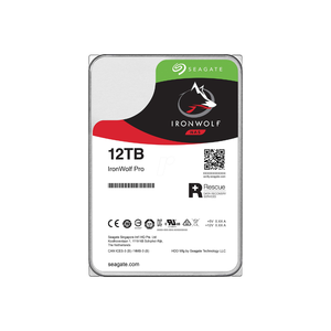 Disco duro NAS de 12TB, 7200 RPM, SATA 6 Gb/s, caché de 256MB Reacondicionado interno Lron Wolf Pro 12TB ST12000NE0008 Disco duro 7200 RPM - Product Image 1