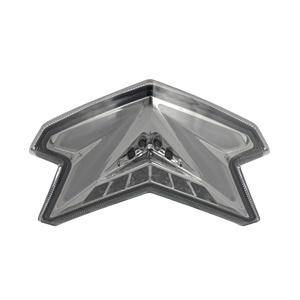 Feu arrière fumé intégré avec clignotants et feux stop pour moto ZX-6R ZX636 Z800 Z125 – Système d'éclairage arrière LED - Product Image 3