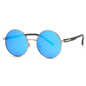 SPOEN <b>Round</b> <b>Sunglasses</b> UV400 Polarized Metal Frame Men Outdoor Retro Style - Product Image 2