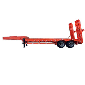 Promotion : Semi-<span class=keywords><strong>remorque</strong></span> surbaissée en acier à <span class=keywords><strong>2</strong></span> <span class=keywords><strong>essieux</strong></span>, capacité 40 tonnes, LUYI, haute qualité, 12,5 m, pour transport de machines lourdes - Product Image 6