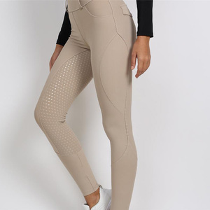 Culotte d'équitation en silicone pour femmes, <span class=keywords><strong>pantalon</strong></span> anti-boulochage pour dames, vêtements d'équitation Jodhpurs, vente en gros du fabricant - Product Image 5