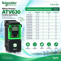 Schneider Electric ATV630 VFD Penggerak Frekuensi Variabel AC Inverter VSD 380-480V untuk Pompa Kipas HVAC Otomasi Industri Original