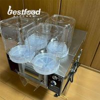 Nouvelle machine à glace Bingsu flocon de neige colorée à haute productivité pour les snack-bars et les glacieres, utilisant des noix