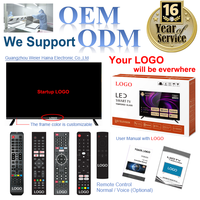 HAINA Tablette intelligente Android Wifi 32 40 43 hd Lcd Tv Led Oem Personnalisation gratuite logo 50 55 65 Pouces 4k Smart Led Tv