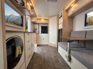 XISHUNLONG 690 Solar Pro, caravane de voyage moderne à double essieu en aluminium pour 4 personnes, hors réseau, <span class=keywords><strong>camping</strong></span>-<span class=keywords><strong>car</strong></span>, 200 1000W, <span class=keywords><strong>camping</strong></span>-<span class=keywords><strong>car</strong></span> - Product Image 3
