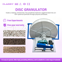 Équipement de granulation de disques d'engrais minéral et d'acide humique CLASSY