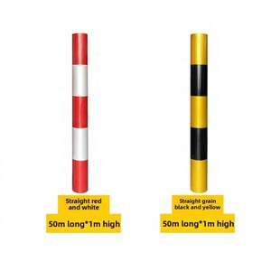 Rood-witte reflecterende brand- en vloerwaarschuwingstape, niet-markerende PET-<span class=keywords><strong>tape</strong></span>, 50m lengte, <span class=keywords><strong>2</strong></span>-50cm breedte opties - Product Image 4