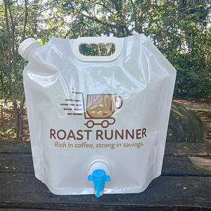 Sac en plastique personnalisé eau café emballage liquide pochette à bec debout avec bec pour boisson - Product Image 1