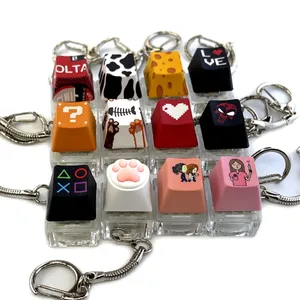 Portachiavi con Tasti Personalizzati, Giocattolo Antistress Meccanico Fai-da-Te per Adulti, Regalo per Passare il Tempo - Product Image 1