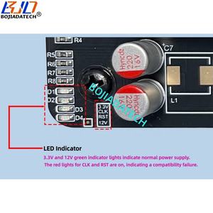 Adaptateur convertisseur de carte PCI-E 4.0 16X (vitesse PCIe X4) Oculink SFF-8612 avec port d'entrée DC 24 broches ATX pour carte graphique GPU Dock - Product Image 5