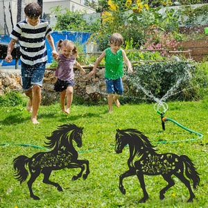 Estacas Decorativas de Metal con Forma de Caballo para Jardín, Regalos para Amantes de los Caballos, Mujeres/Hombres, Estatuas de Silueta, Adorno de Jardín - Product Image 4
