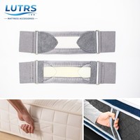 Poignées de matelas de luxe personnalisées avec logo de marque, en sangle polyester grise de haute qualité avec boucle, pour côtés de matelas