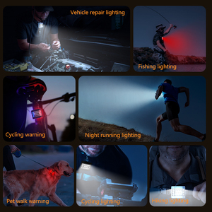 Lampe frontale rechargeable étanche EGH de type C avec coque en ABS pour le camping, la pêche et l'exploitation minière - Product Image 3