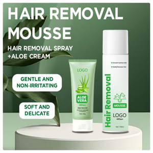 Kit Crème et Spray Épilatoire Personnalisé avec Logo 150ml, Spray à l'Aloe Vera, Formulations Corporelles Indolores et Permanentes, Peau Lisse Longue Durée - Product Image 5