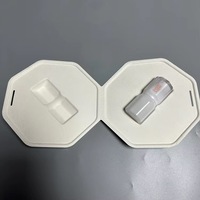 Plateau pour composants électroniques en pâte à papier, insert écologique en pâte recyclée pour l'électronique