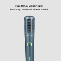 Microphone dynamique filaire professionnel RUOCA RC-907C, microphone de conférence classique à main ou serre-tête, en métal léger, ajustement personnalisé