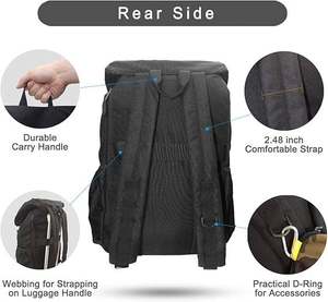 Sac à dos multifonctionnel pour ordinateur portable, idéal pour les voyages d'affaires, imperméable, avec fermeture à enroulement, échantillon gratuit - Product Image 6