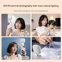 Hoge vermogens 5W LED selfie-lamp met verstelbare standaard, clip-on telefoonlamp, computer laptop webcam iPad mini verlichting, fotografische verlichting