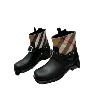 Women's Comfortable Waterproof Genuine Cowhide Leather <b>Ankle</b> Boots Breathable Fashion-Boot in Solid Color From - Product Image 5