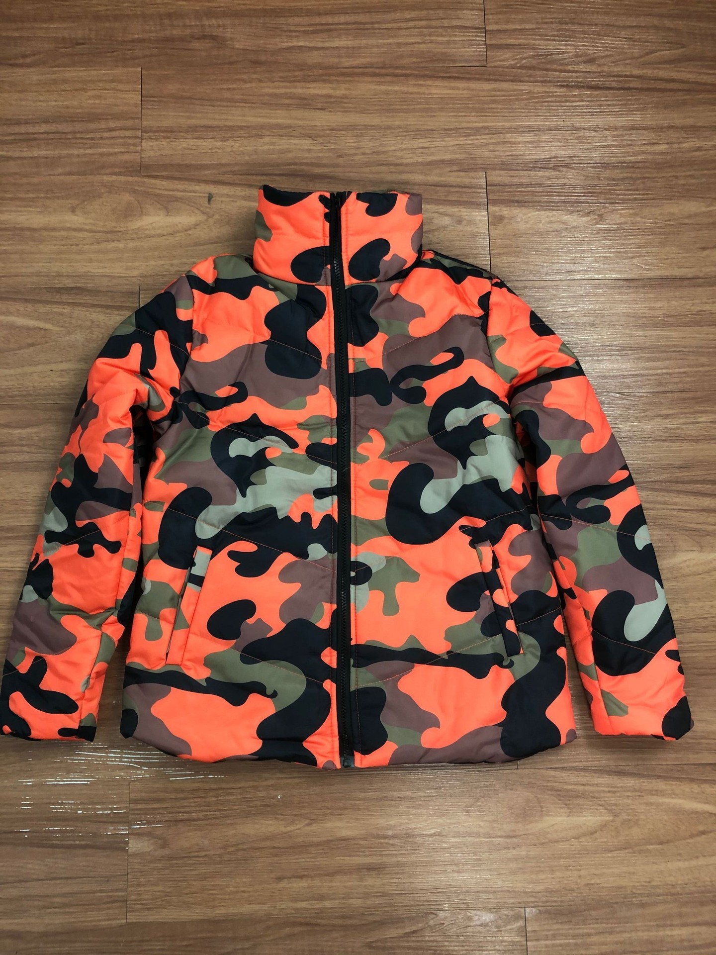 AiE Short Cape Snow Camo Printed Size L Parka