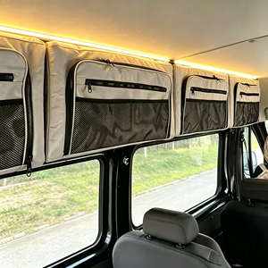 Borsa portaoggetti da soffitto per camper, organizer da appendere per furgoni, tasca portaoggetti per attrezzatura da campeggio fuoristrada, portabagagli morbido di grande capacità - Product Image 2
