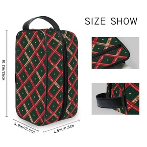 Trousse de Toilette de Voyage Grande Capacité Imperméable Portable avec Fermeture Éclair pour Noël - Product Image 4