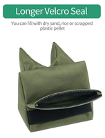 Sacs de repos de tir Repos Support avant et arrière Supports de sacs de sable avec polyester 600 deniers pour la chasse