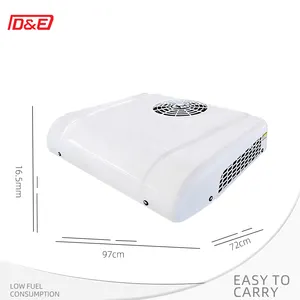 Çatı Van Mini Dc evrensel kamyon kompresör 12v klima karavan araba için