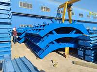 Système de coffrage en acier bleu réutilisable pour murs et dalles en béton, panneaux de coffrage pour la construction