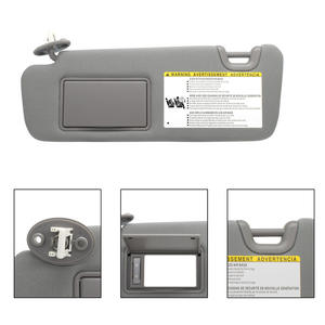 Pare-soleil Toyota Highlander 74310-0E072-B0 Gris Côté Gauche avec Étiquette d'Avertissement - Product Image 5