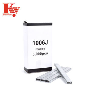 11,2 mm kroon <span class=keywords><strong>1</strong></span>/<span class=keywords><strong>4</strong></span> inch verzinkt roestvrij staal fijne draad nietje meubel bankspeld 10J nietje 1006J - Product Image 1