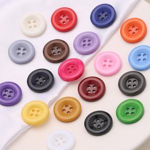 Botones de Resina de Cuatro Ojos al por Mayor para Fabricantes, Botones Grandes y Coloridos con Borde para Ropa Infantil, Botones Cosidos a Mano para Chaquetas y Suéteres - Product Image 2