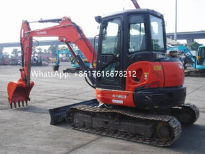 Excavatrice d'occasion Kx163-5 de 5 tonnes, de marque supérieure, en bon état, fabriquée au Japon, design original, à vendre - Product Image 4