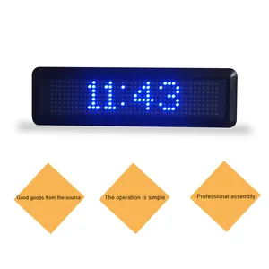 Led Display Informasi Tanda Pesan Bergerak Peraga LED Iklan Dalam Ruangan Layar Led P7.62 Led Rolling Sign