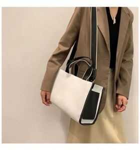 Women's Heavy Duty Summer <b>White</b> Canvas Boat Tote <b>Bag</b> Cute Woven Insert Waterproof Reusable Ribbon Handle for Daily Shopping - Product Image 3