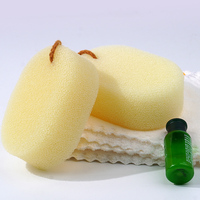 13*9*5cm en vrac bain filtre luffa éponge essuyage salle de bain produits frotter le bain et la boue pour exfolier profondément filtre éponge